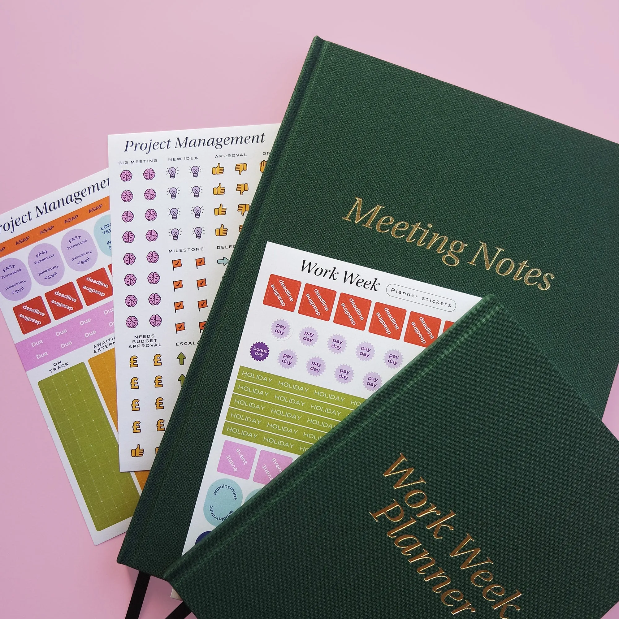 Meeting Notes A4 Notebook | Corporate Girlie Collection