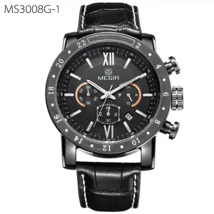 MEGIR Mens Military watch with Luminous Background