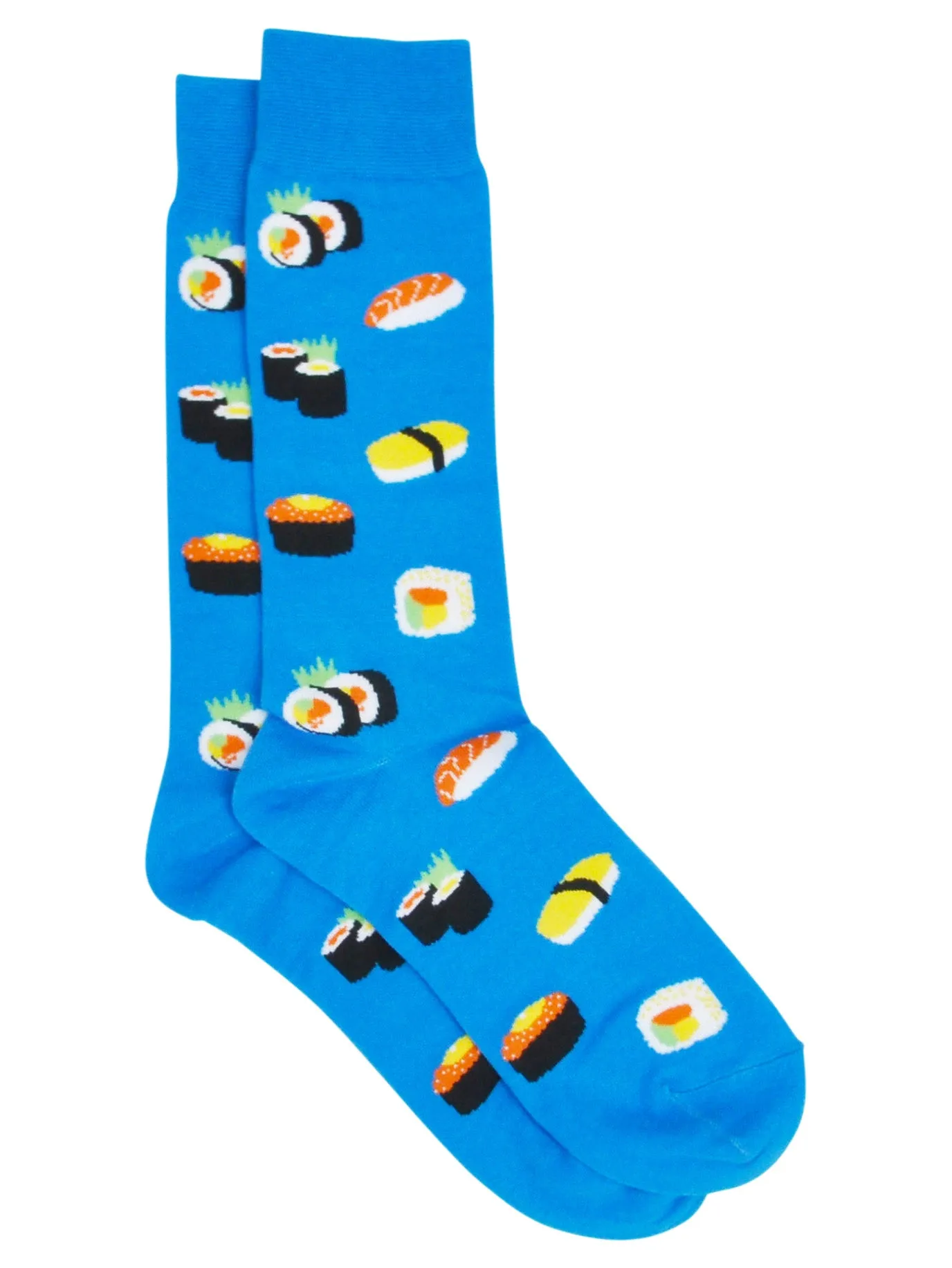 Men's Sushi & Sashimi Blue & Green Golf Sports Socks Size 10-13 2 Pack Gift Set