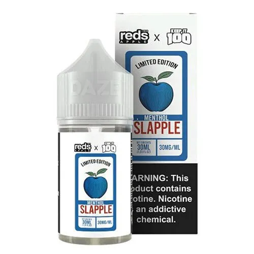 MENTHOL SLAPPLE - REDS X KEEP IT 100 SALT E-LIQUID