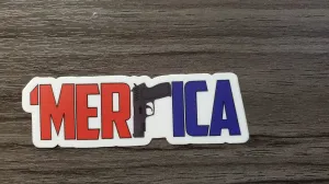 'MERICA Diecut Stickers