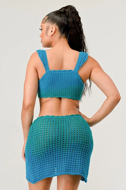 Mermaid Two piece knit set