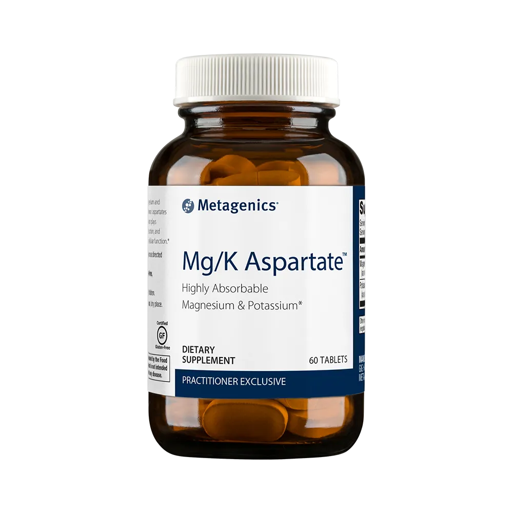 Mg/K Aspartate™ <br>Highly Absorbable Magnesium & Potassium*