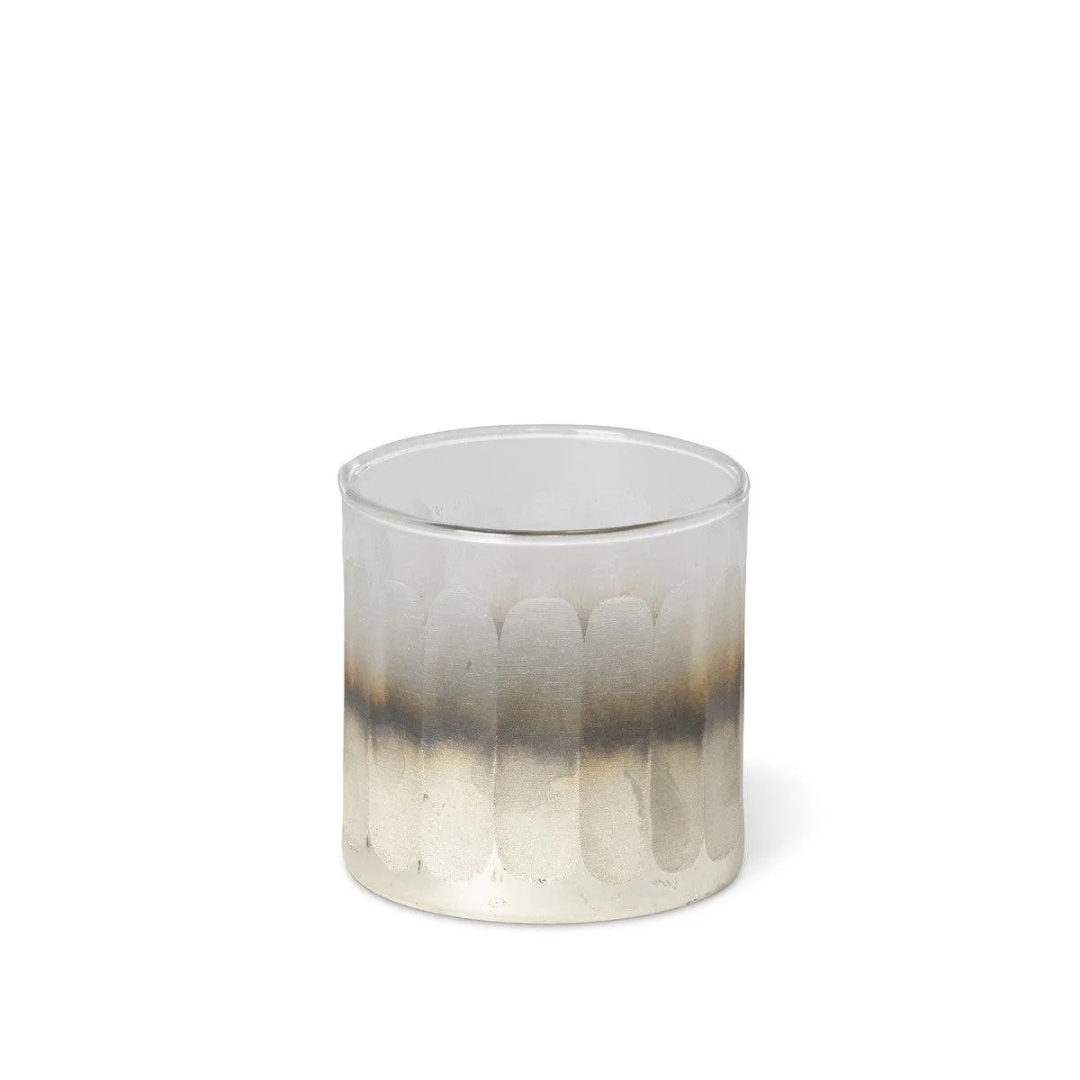 Mica Engraved Glass Votive Holder, Set of 6