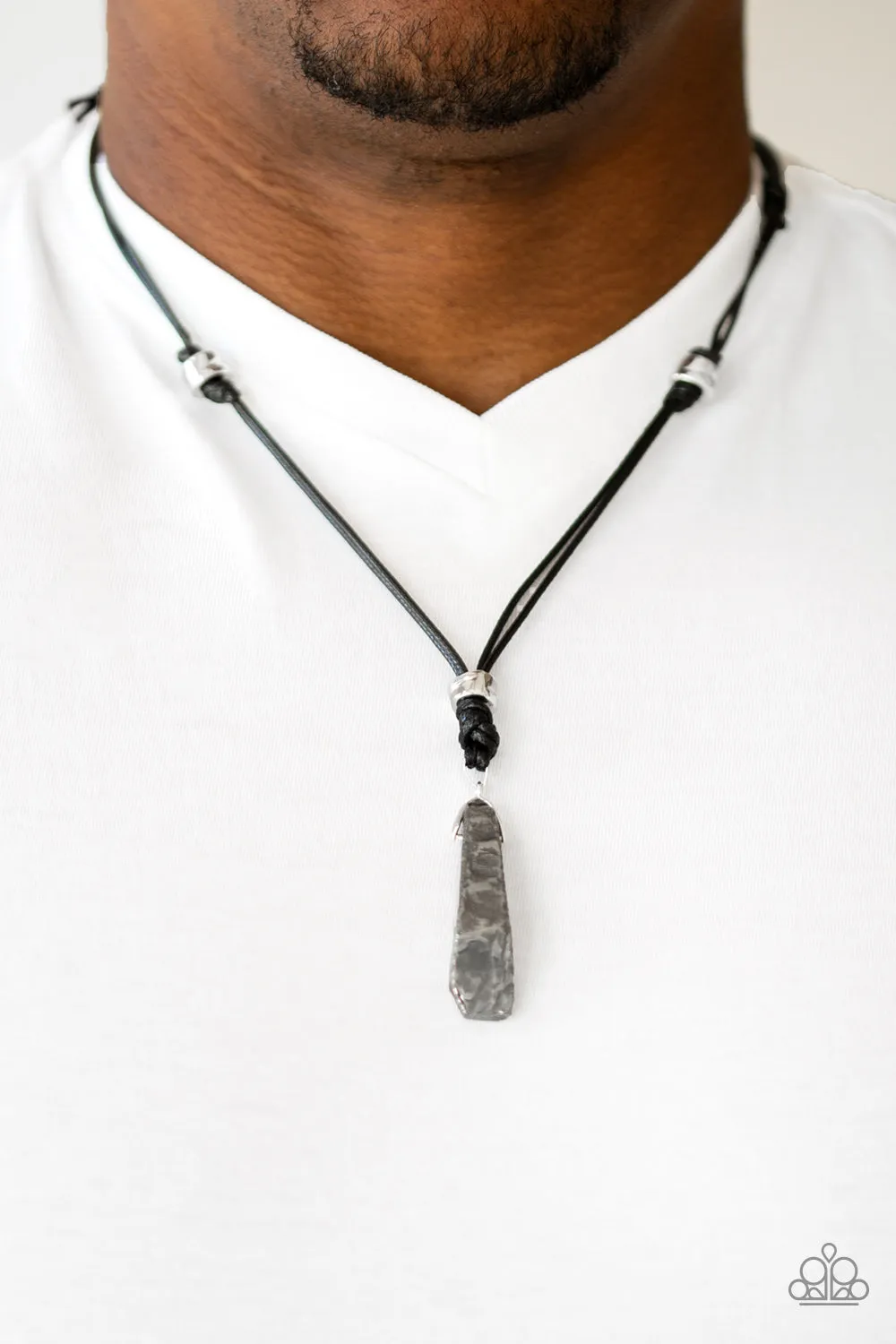 Midnight Meteorite Black Urban Necklace