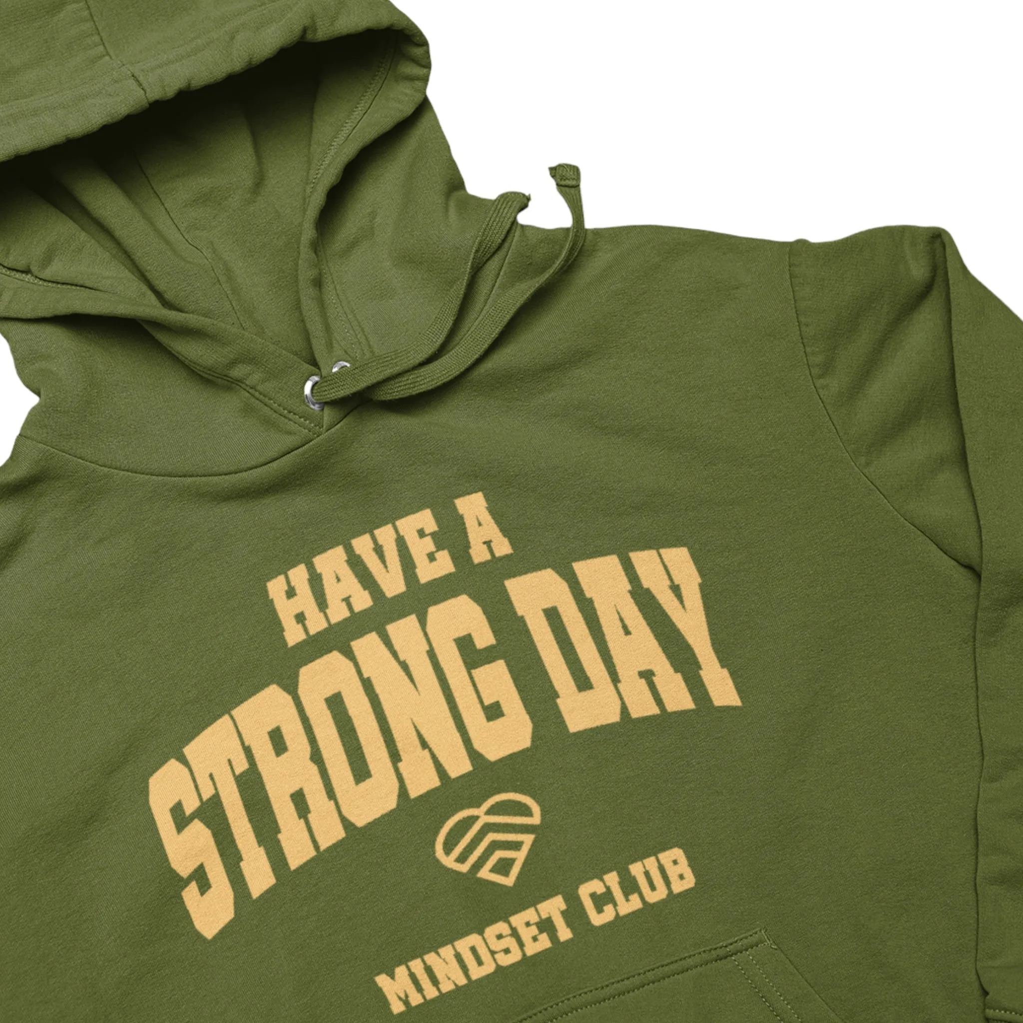 Mindset Club Statement Hoodie - Army
