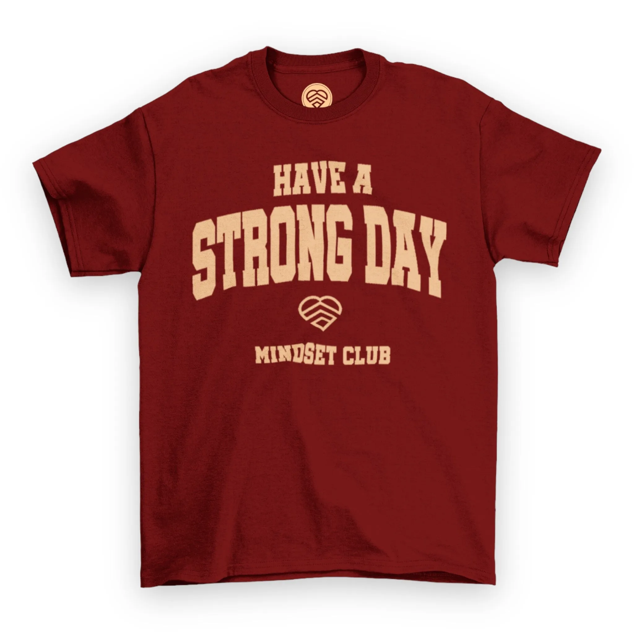 Mindset Club Statement Shirt - Maroon