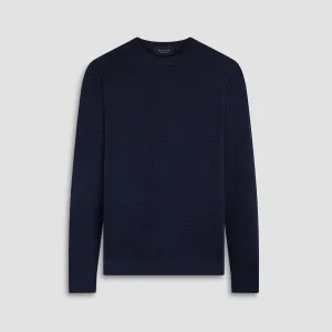 Mixed Stitch Crew Neck Sweater
