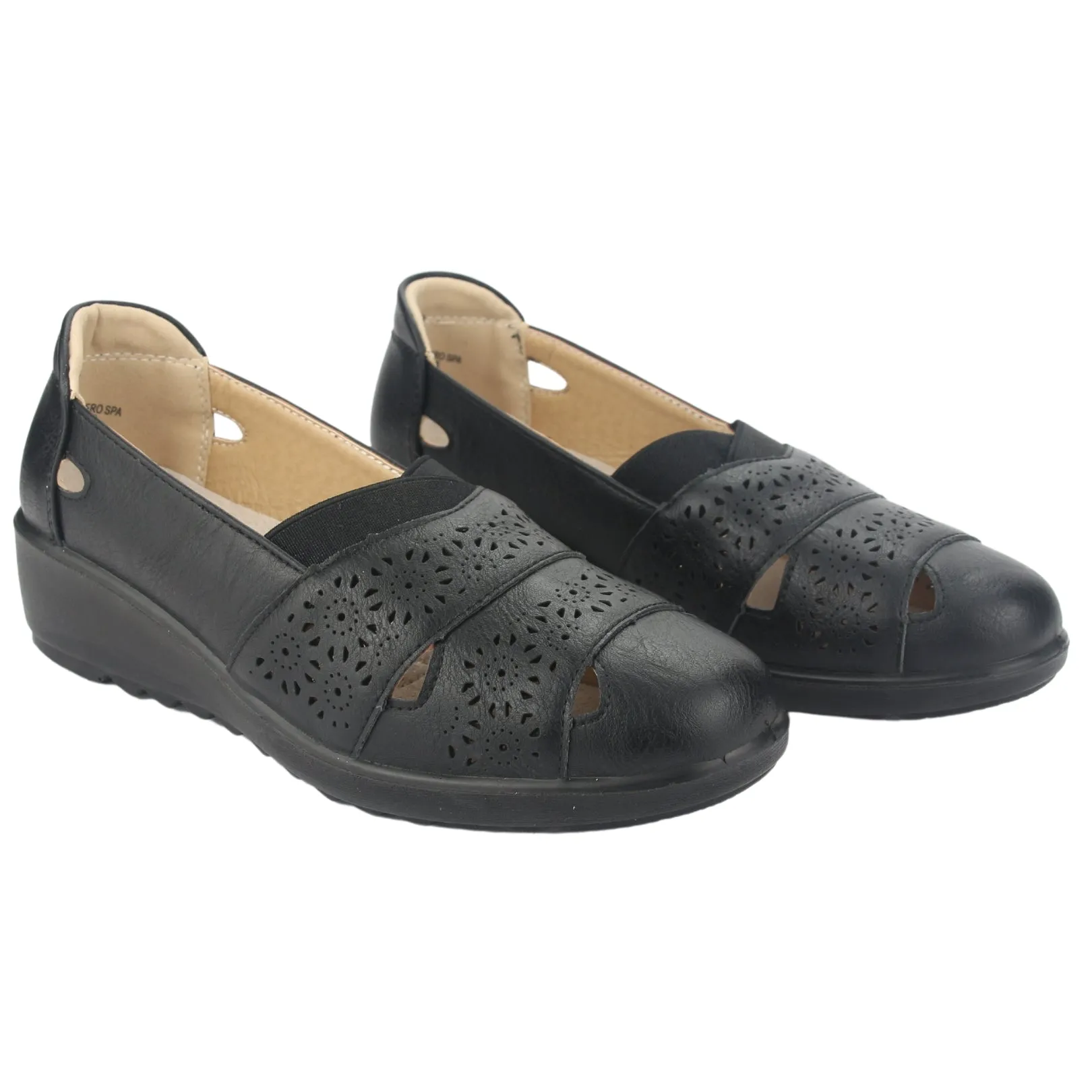 Mocasin Chalada Mujer Deza-1 Negro Casual