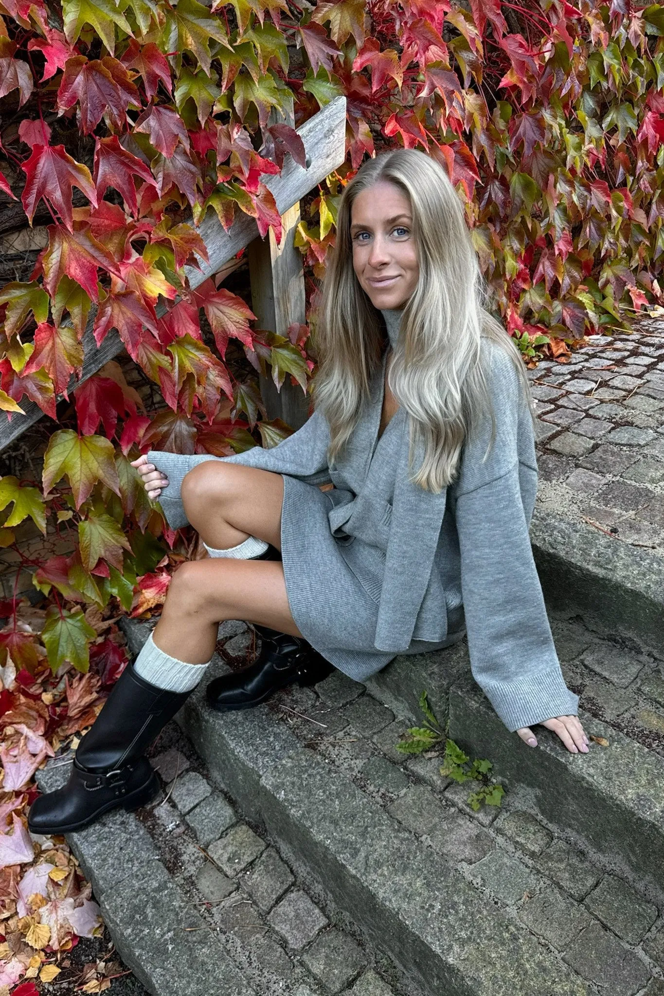 MollyIC Cardigan - Grå