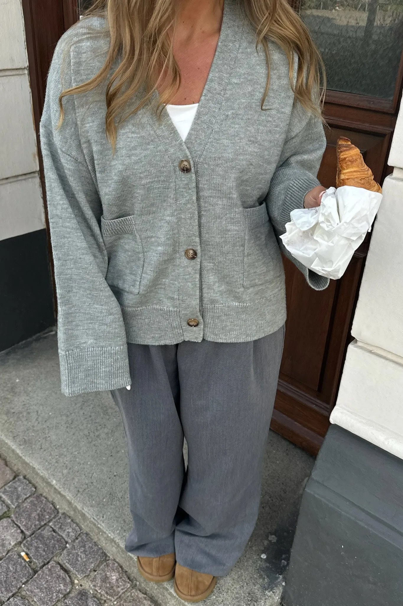 MollyIC Cardigan - Grå