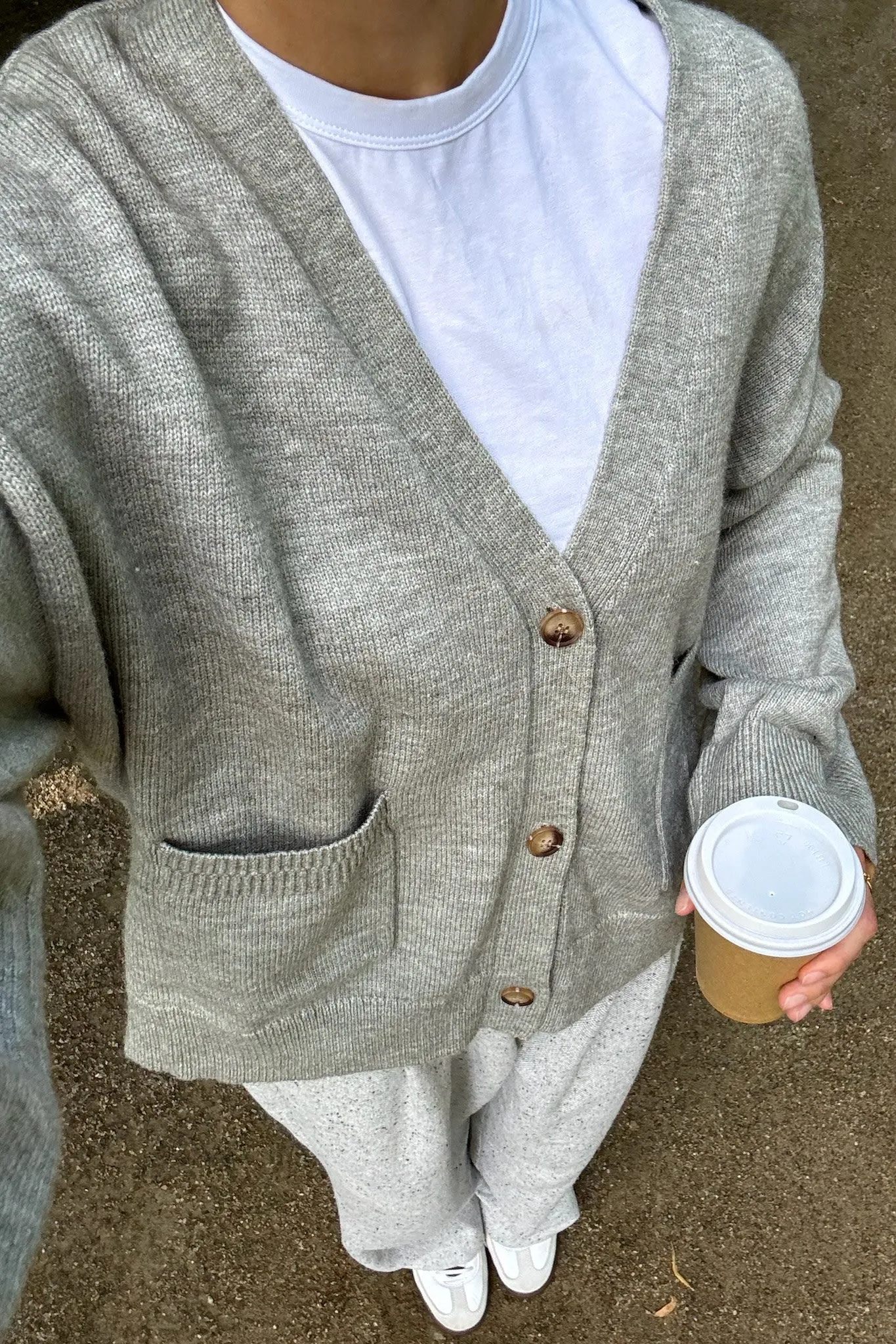 MollyIC Cardigan - Grå