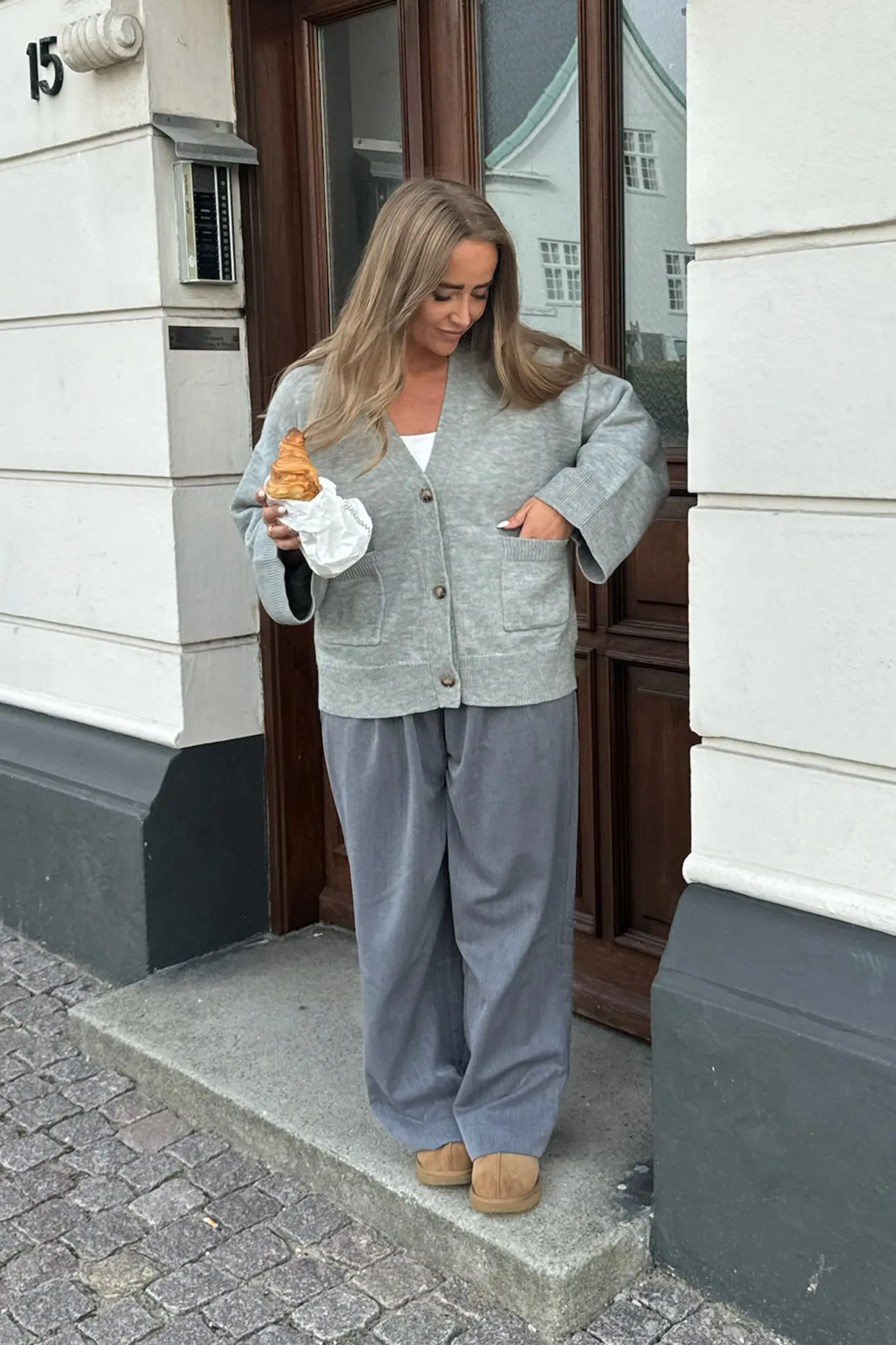 MollyIC Cardigan - Grå