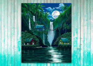 Moon over the Falls