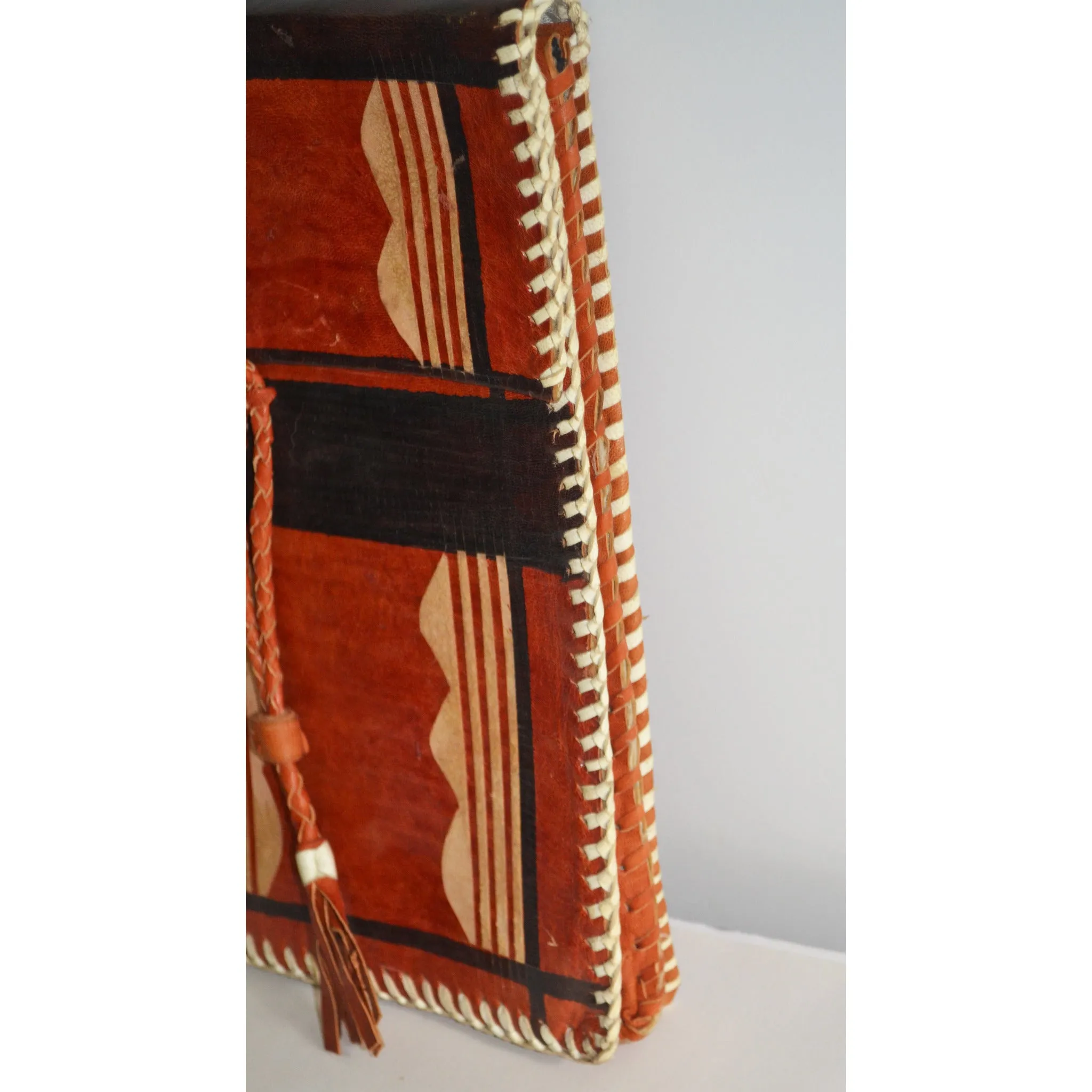 Morrocan Leather Tribal Style Attache