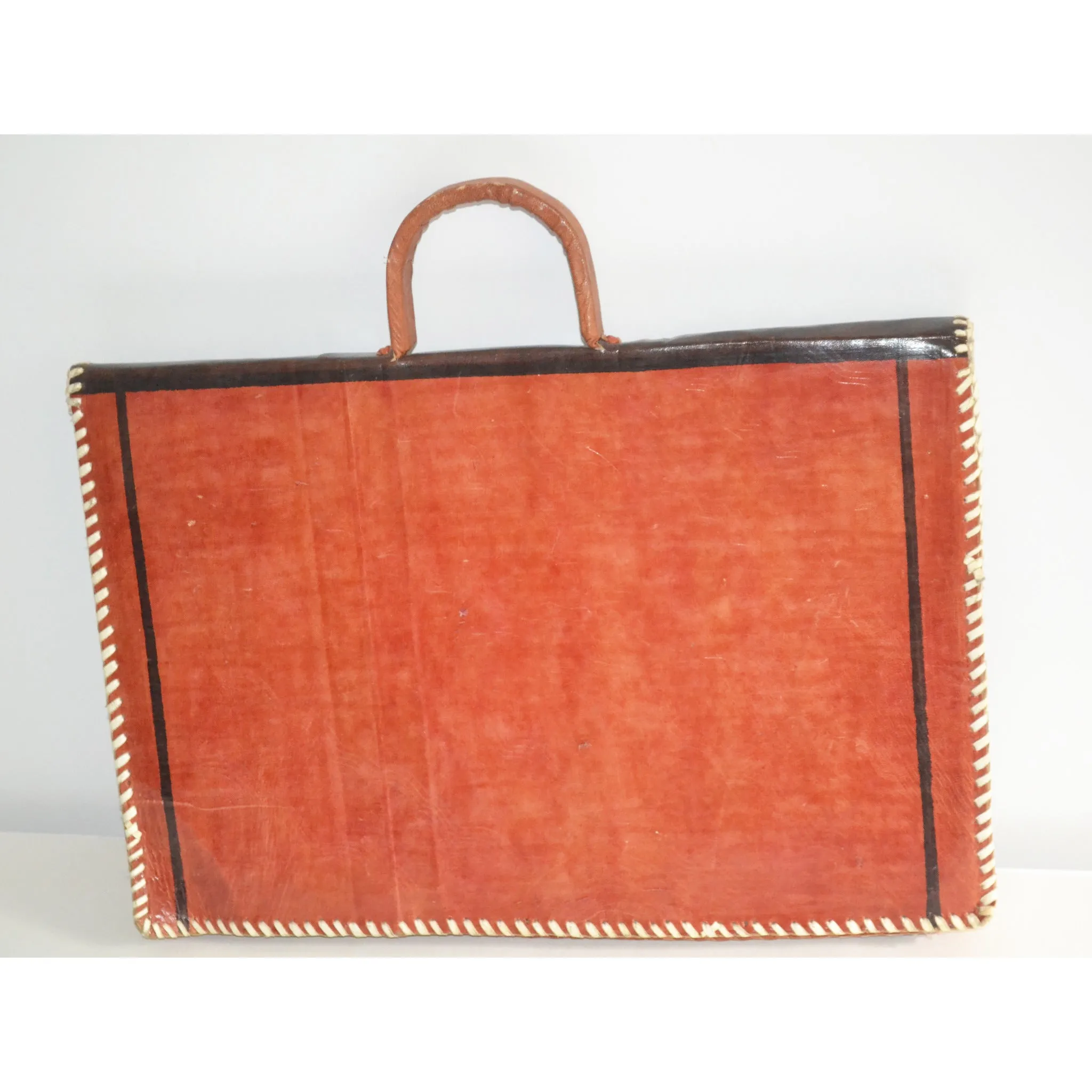 Morrocan Leather Tribal Style Attache