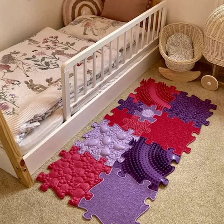 Muffik Pink Sensory Playmat Set