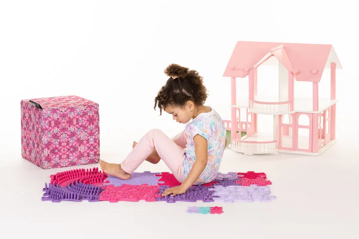 Muffik Pink Sensory Playmat Set