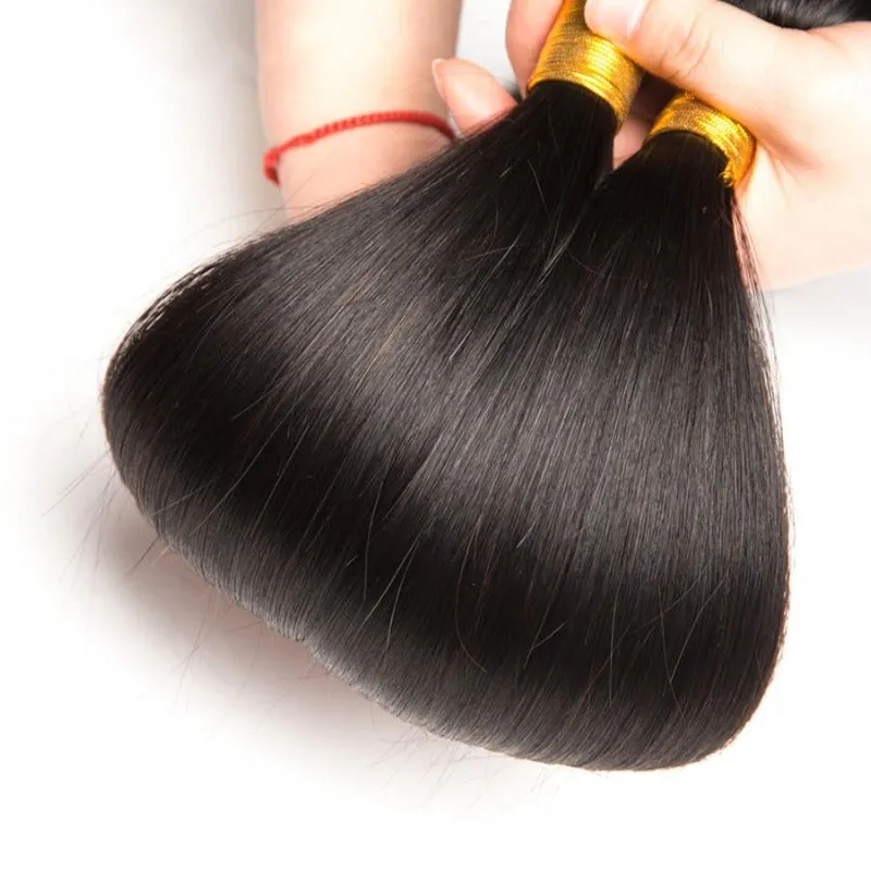 Natural Black Straight 10-14 Inches 100% Human Hair