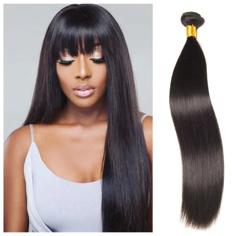 Natural Black Straight 10-14 Inches 100% Human Hair