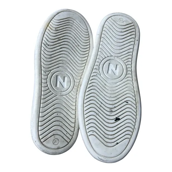 Naturino Girls Hasselt Sneaker White Fuchsia Platinum Velcro Trainer 31