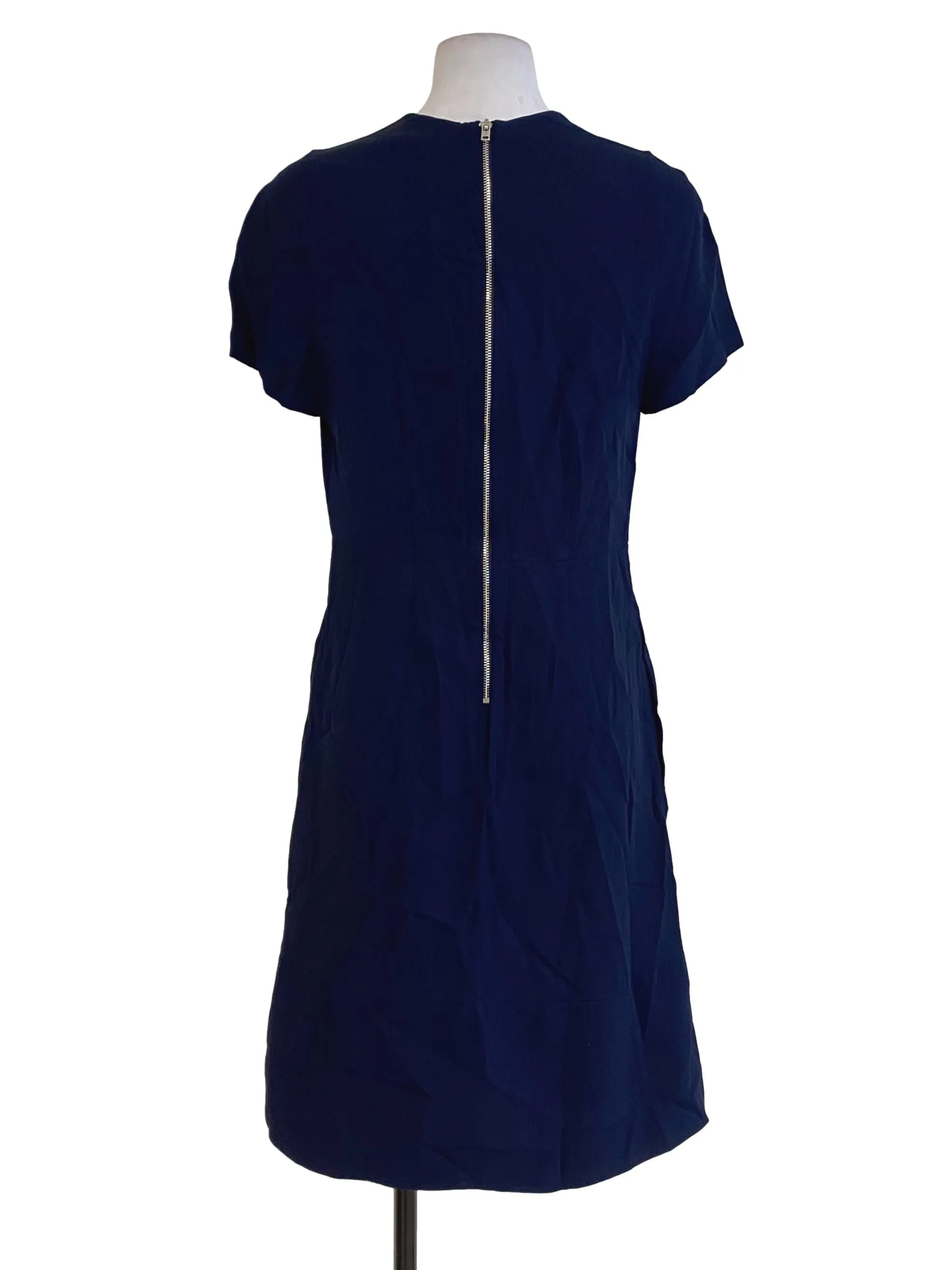 Navy Blue Empire Dress