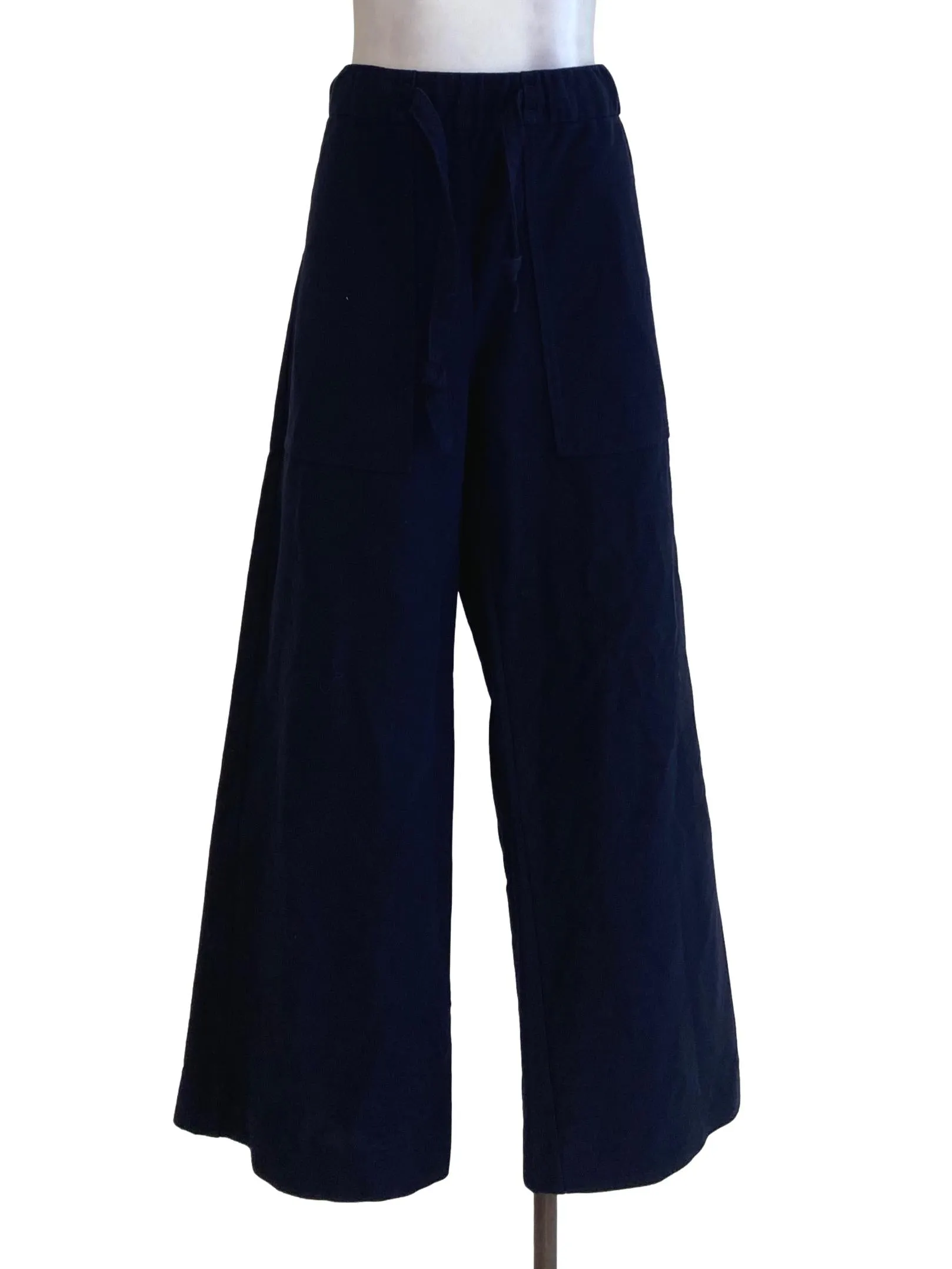 Navy Blue Twill Pants