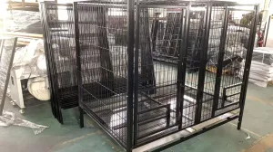 💥New Design💥 6'.5"×5'5"×5' Large Double Door Heavy Duty Cage With Removable Divider And Waste Tray