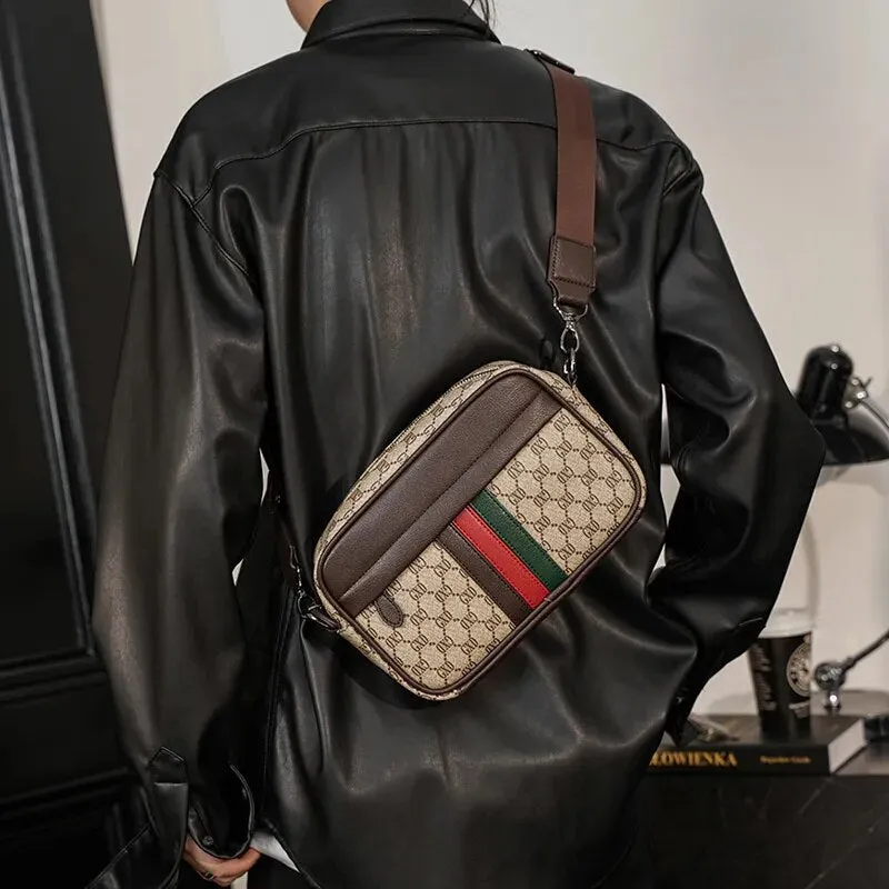 New Fashion GXD Brand Bag Men Casual Crossbody s Luxury Sac High Quality PVC Shoulder Street Letter Designer Handbag