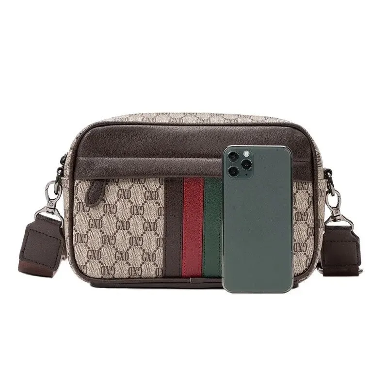 New Fashion GXD Brand Bag Men Casual Crossbody s Luxury Sac High Quality PVC Shoulder Street Letter Designer Handbag