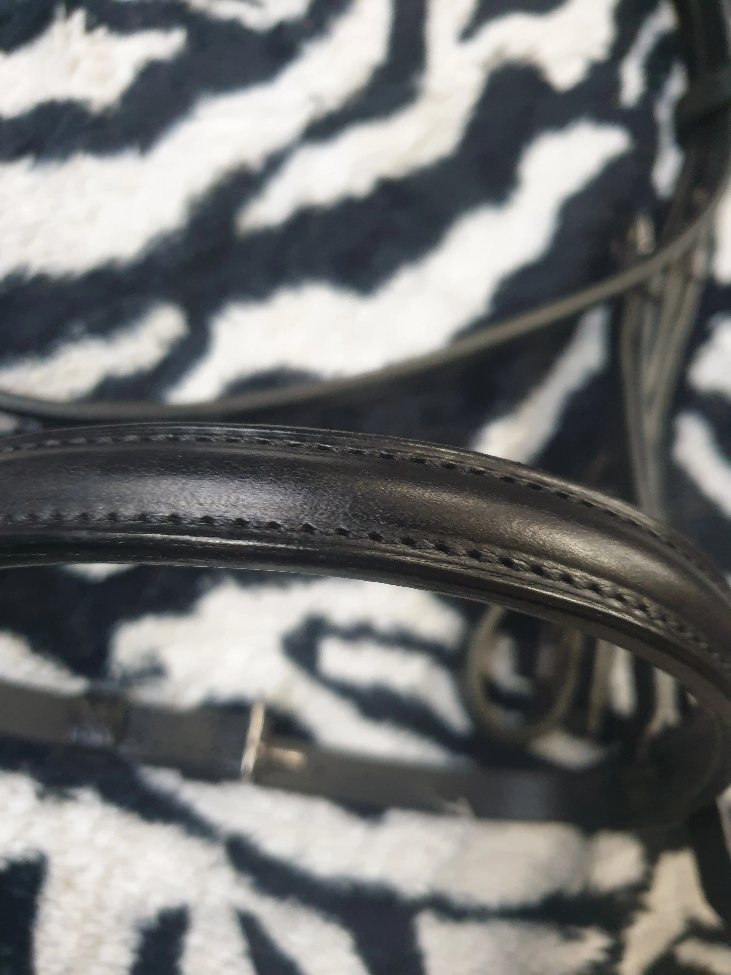 New Jeffries shetland size black leather bridle FREE POSTAGE☆