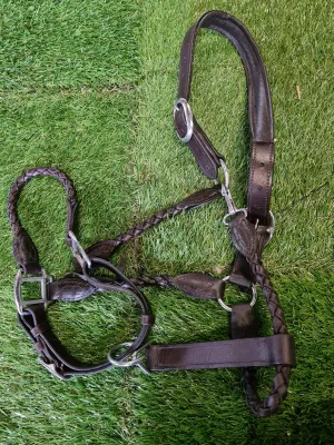 New plaited leather head collars FREE POSTAGE ■