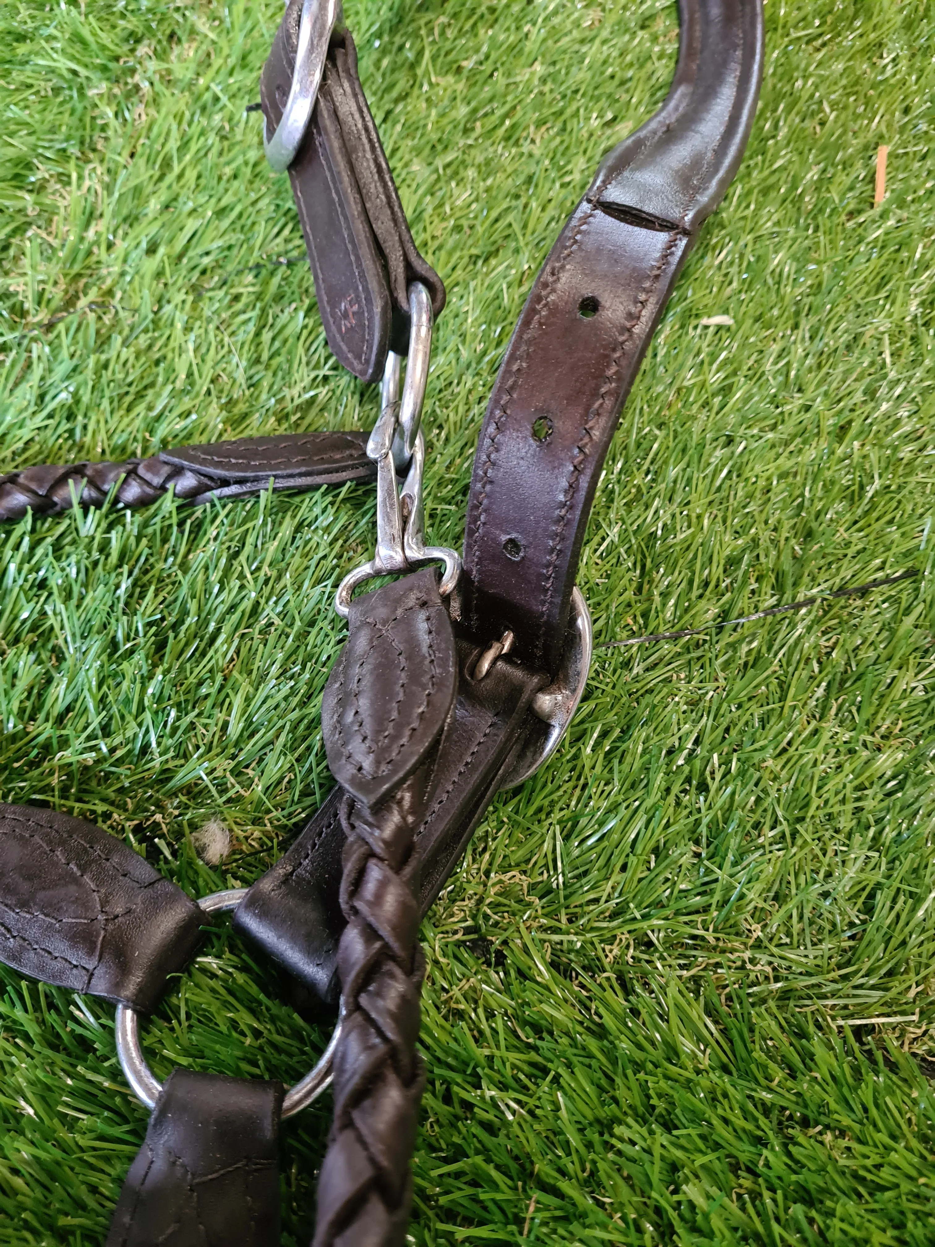 New plaited leather head collars FREE POSTAGE ■