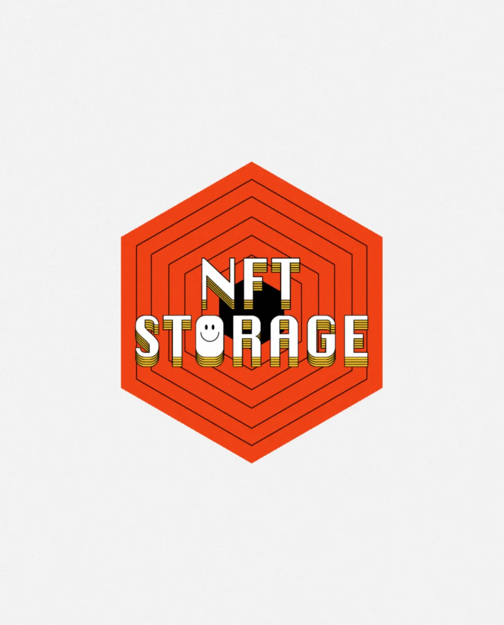 NFT.Storage Hex Sticker