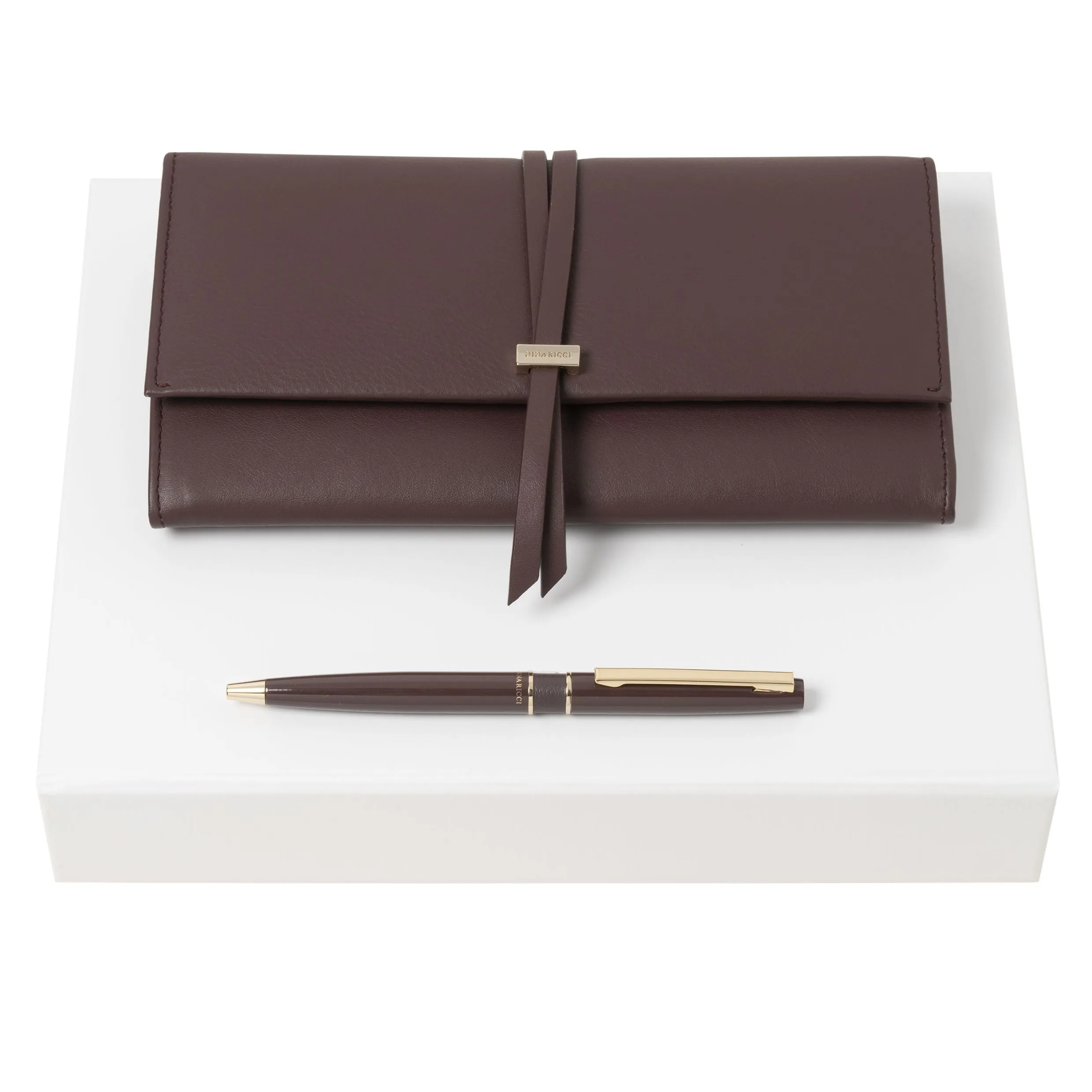 Nina Ricci RPBH927P-Set Lien Bordeau (ballpoint pen & case)