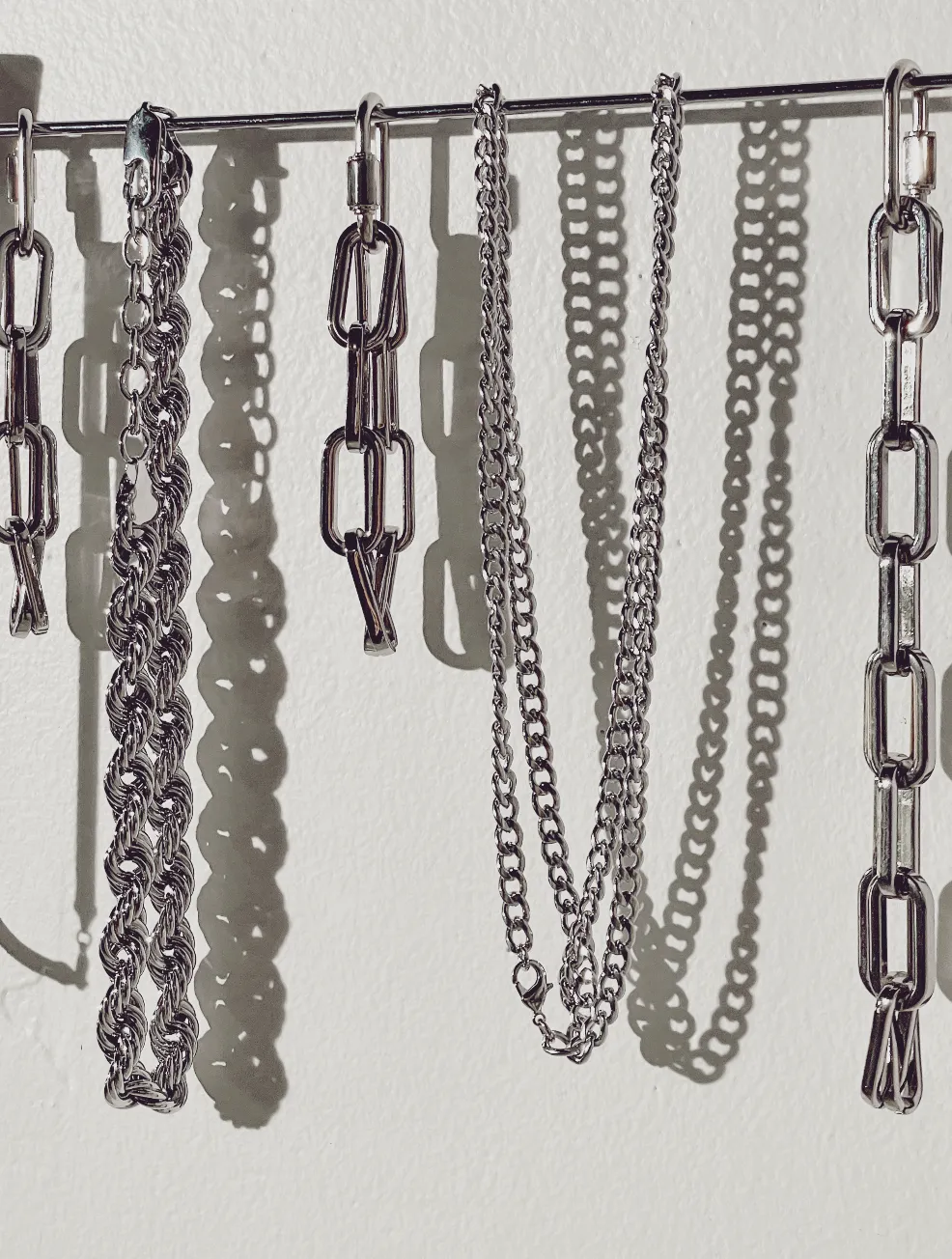 NIVA LINK NECKLACE - SILVER
