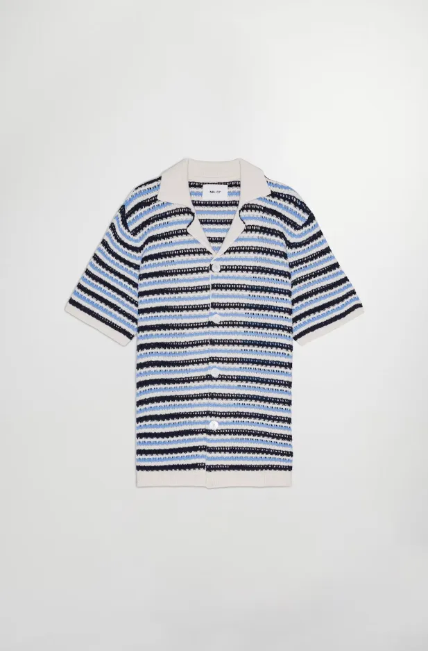 NN07 Henry 6636 Open-Collar Shirt