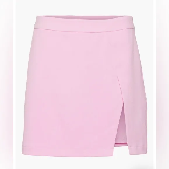 Nordstrom pink Billie side vent miniskirt beach summer party event luxury NWT M