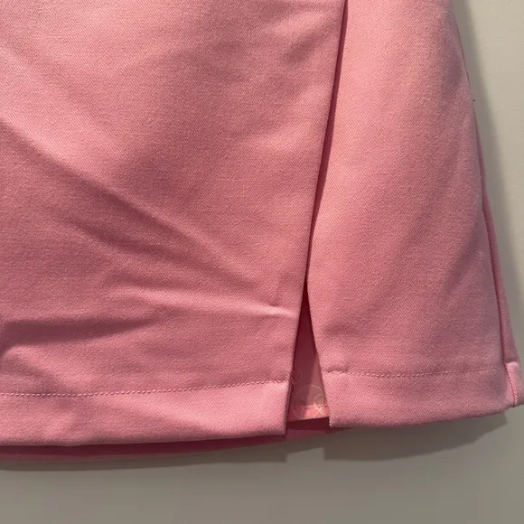 Nordstrom pink Billie side vent miniskirt beach summer party event luxury NWT M