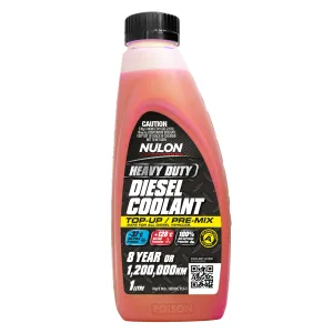 Nulon Heavy Duty Diesel Coolant Top-Up - 1 Litre