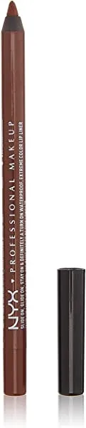 NYX PROFESSIONAL MAKEUP Slide On Lip Pencil, Lip Liner - Urban Cafe (Brown)