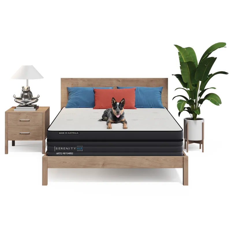 Oasis Sleep Serenity King Split Feel Mattress – One Side Super Firm / Other Side Plush