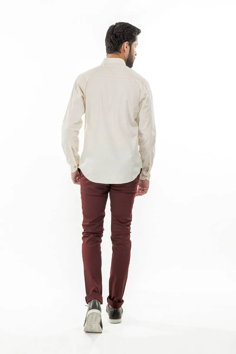 Off White Casual Shirt FS Regular Fit