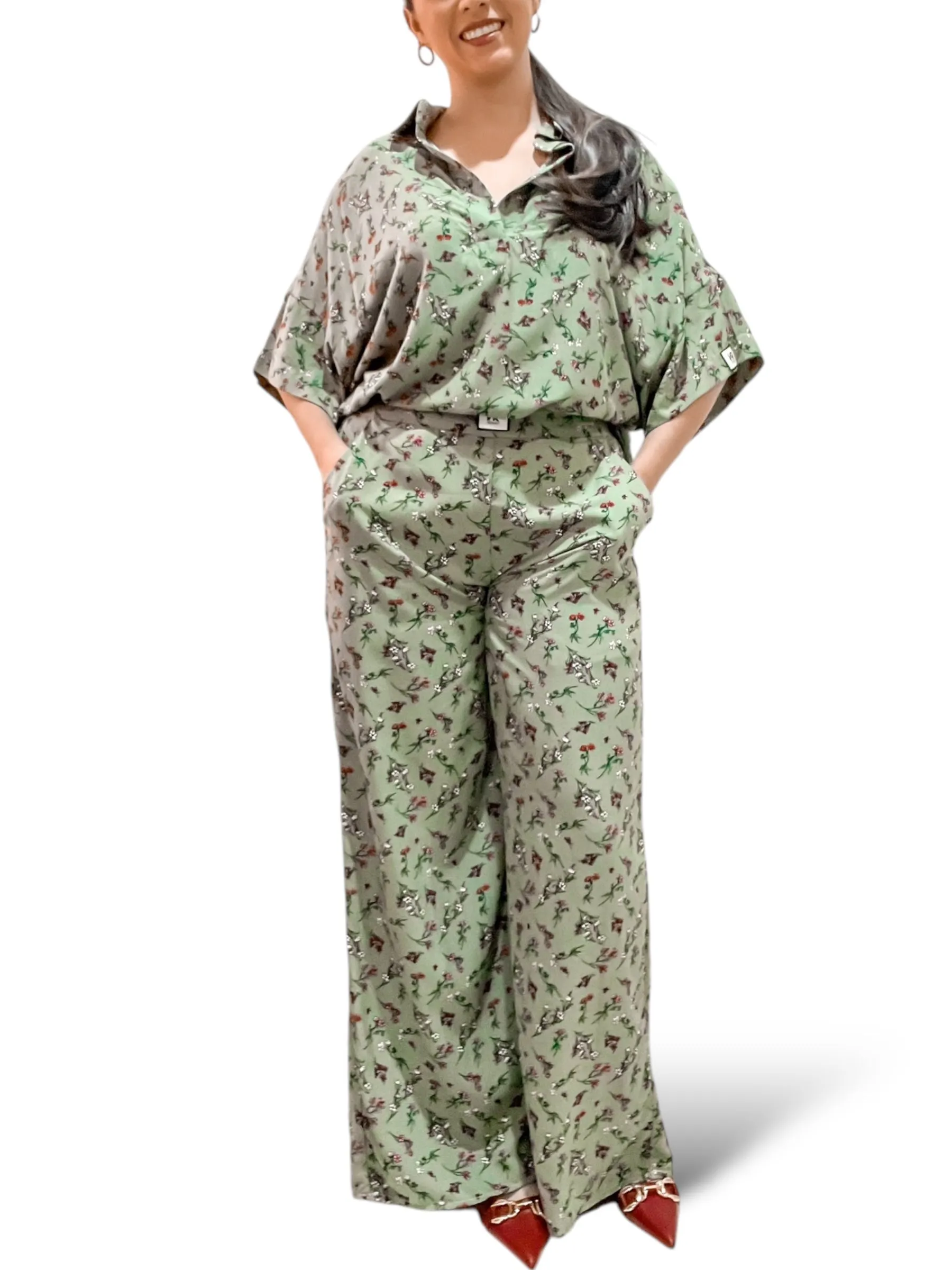 Olive green Lounge Set