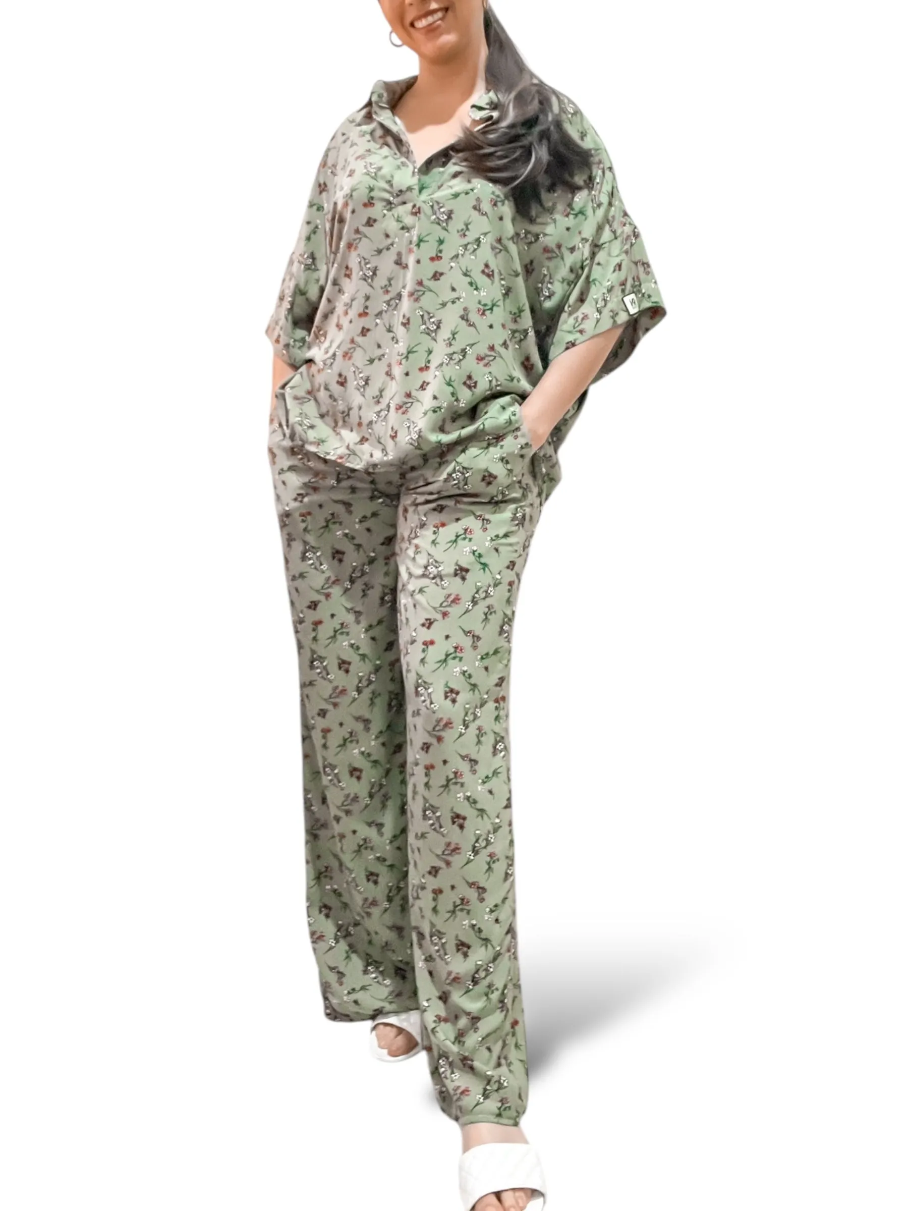 Olive green Lounge Set