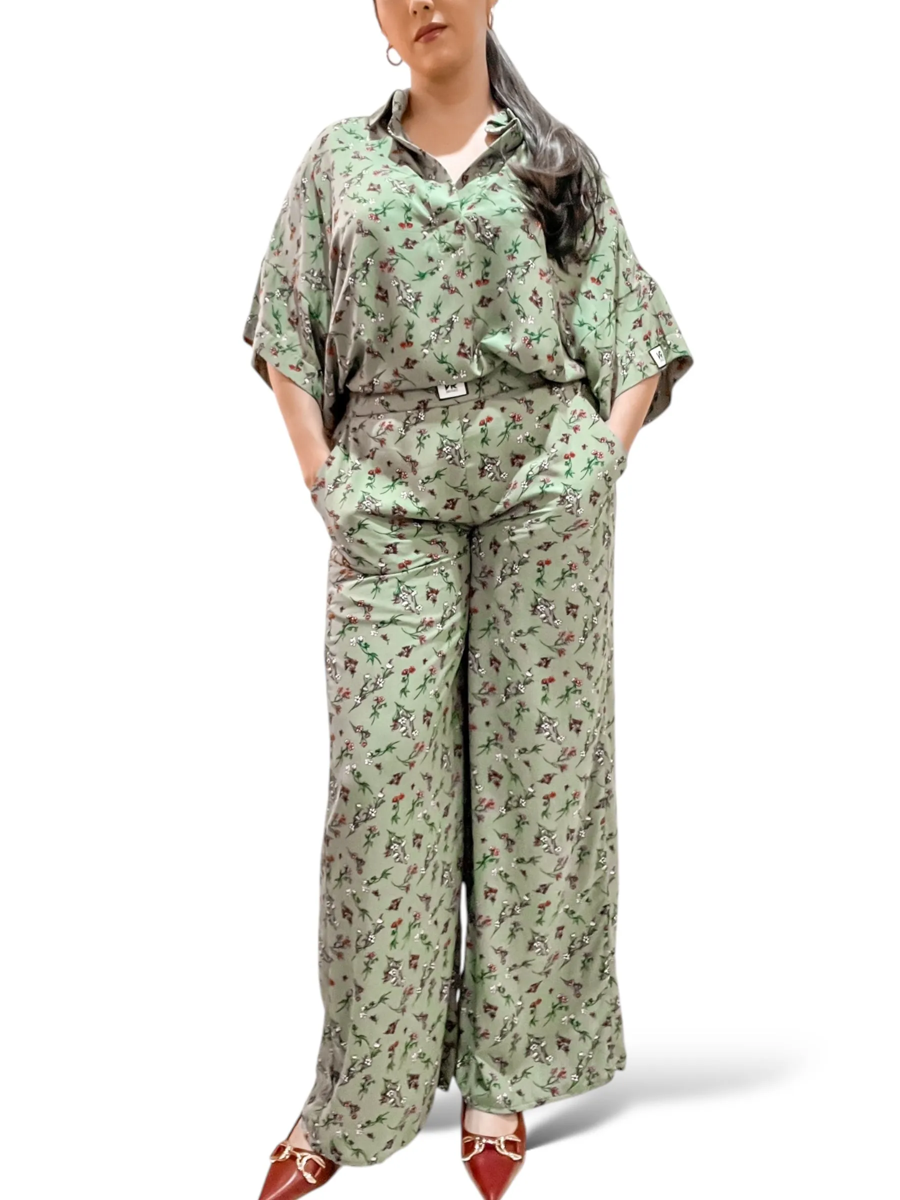 Olive green Lounge Set