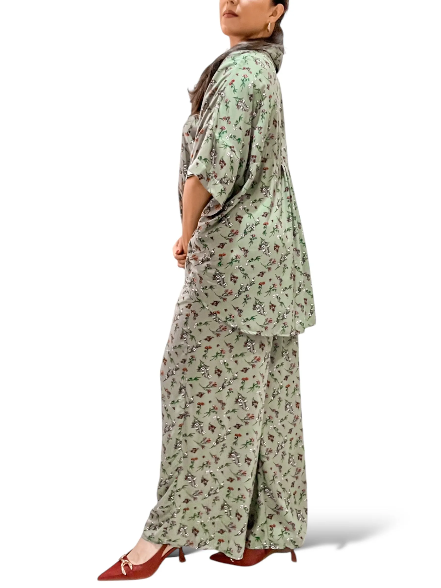 Olive green Lounge Set