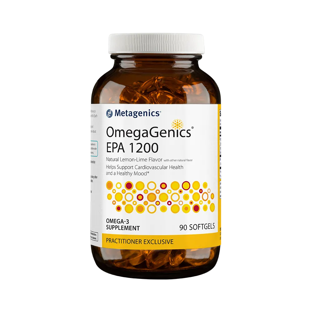 OmegaGenics® EPA 1200 <br>Helps Support Cardiovascular Health and a Healthy Mood*