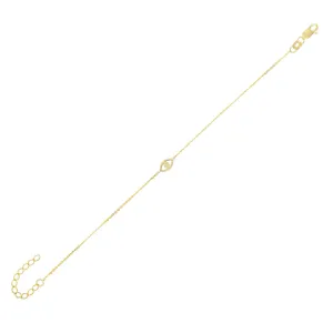 Open Evil Eye Bracelet