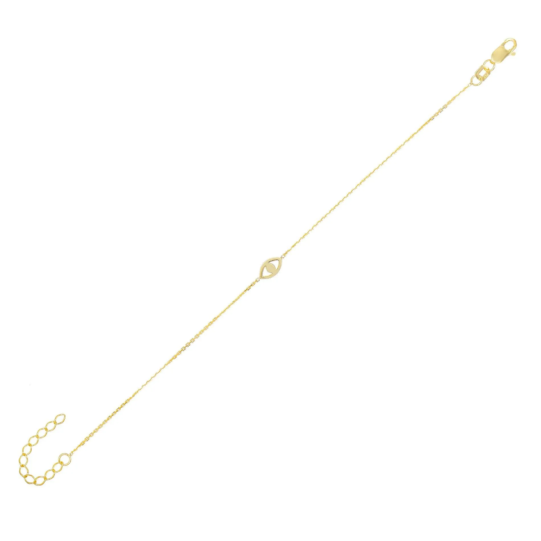 Open Evil Eye Bracelet
